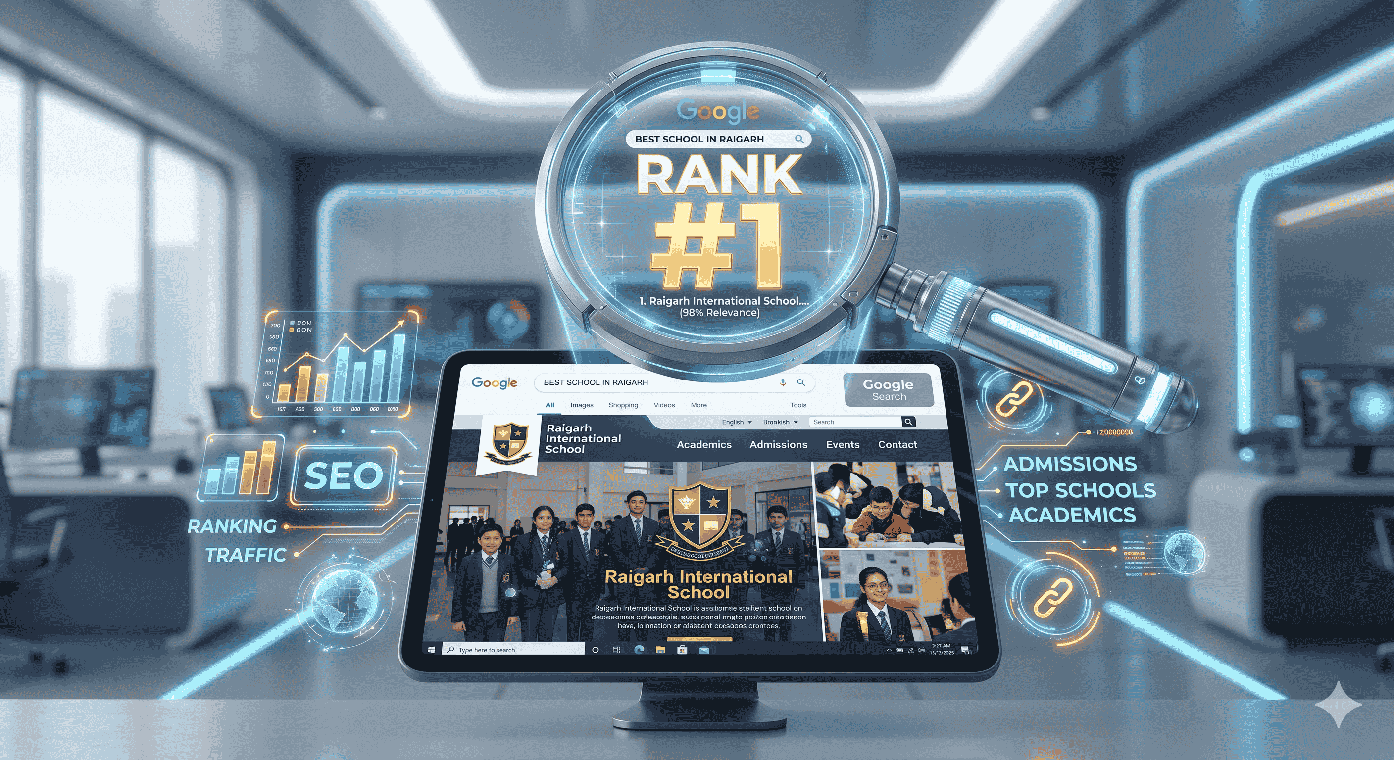 How to Rank Your School Website on Google: 7 SEO Secrets for Schools in Chhattisgarh (2026)